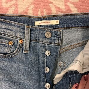 Levi's Women's Light Blue Wedgie Straight Leg Jeans